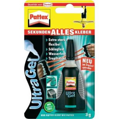 Pattex rugalmas vízálló ragasztó 3g Pattex Ultra Gel PSG3C Pattex rugalmas vízálló ragasztó 3g Pattex Ultra Gel PSG3C