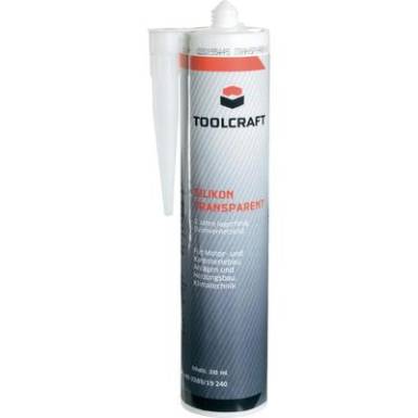 Szilikon, átlátszófekete, 310 ml, TOOLCRAFT Szilikon, átlátszófekete, 310 ml, TOOLCRAFT