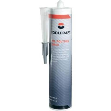 Ragasztó- és tömítőmassza, MS Polymer, 290 ml, szürke, TOOLCRAFT MSP.K290G Ragasztó- és tömítőmassza, MS Polymer, 290 ml, szürke, TOOLCRAFT MSP.K290G
