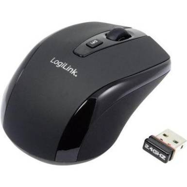 Mini vezet&eacute;k n&eacute;lk&uuml;li USB-s optikai eg&eacute;r, fekete, LogiLink ID0031