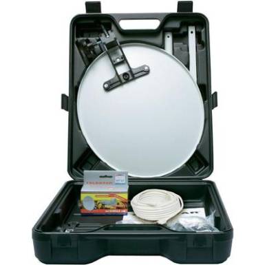 Kemping SAT berendez&eacute;s vevő n&eacute;lk&uuml;l, TELESTAR, T&uuml;k&ouml;r &empty; 35 cm