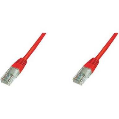 RJ45 Hálózat csatlakozókábel CAT 5e U/UTP 1x RJ45 dugó - 1x RJ45 dugó 0.50 m Piros UL minősített RJ45 Hálózat csatlakozókábel CAT 5e U/UTP 1x RJ45 dugó - 1x RJ45 dugó 0.50 m Piros UL minősített