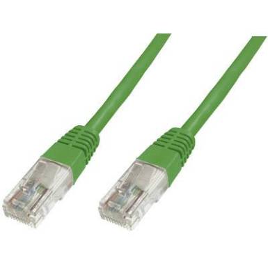 RJ45 Hálózat csatlakozókábel CAT 5e U/UTP 1x RJ45 dugó - 1x RJ45 dugó 5 m Zöld UL minősített RJ45 Hálózat csatlakozókábel CAT 5e U/UTP 1x RJ45 dugó - 1x RJ45 dugó 5 m Zöld UL minősített