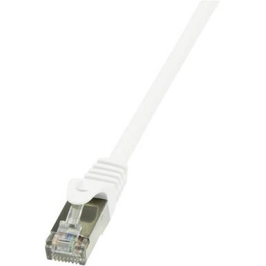 RJ45 h&aacute;l&oacute;zati csatlakoz&oacute;k&aacute;bel CAT 7 U/FTP [1x RJ45 dug&oacute; - 1x RJ45 dug&oacute;] 10 m feh&eacute;r, nagyon hajl&eacute;kony