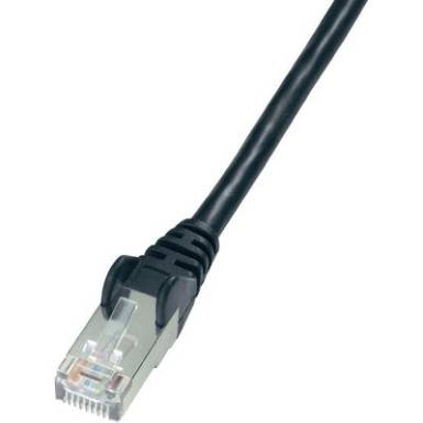 RJ45-ös patch kábel, hálózati LAN kábel CAT 5e SF/UTP (1x RJ45 dugó - 1x RJ45 dugó) 3 m Fekete Digitus 972145 RJ45-ös patch kábel, hálózati LAN kábel CAT 5e SF/UTP (1x RJ45 dugó - 1x RJ45 dugó) 3 m Fekete Digitus 972145