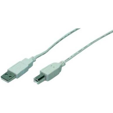 USB kábel, A típusú dugóról B típusú dugóra, 1,8 m USB kábel, A típusú dugóról B típusú dugóra, 1,8 m