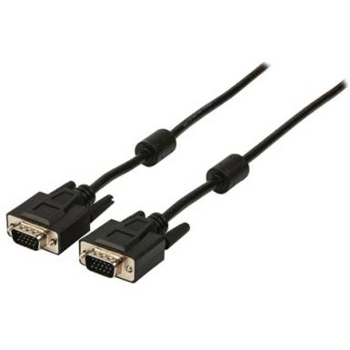 SVGA monitork&aacute;bel [1x VGA dug&oacute;  1x VGA dug&oacute;] 10 m fekete Conrad