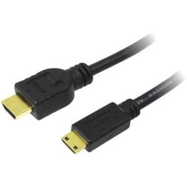 HDMI csatlakoz&oacute;k&aacute;bel [1x HDMI dug&oacute; - 1x HDMI dug&oacute; C Mini] 1.5 m fekete