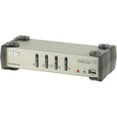 4 portos USB-s KVM switch, (billentyűzet, video, egér) elosztó, PS/2 és VGA elosztó Aten CS1734B-AT-G 4 portos USB-s KVM switch, (billentyűzet, video, egér) elosztó, PS/2 és VGA elosztó Aten CS1734B-AT-G