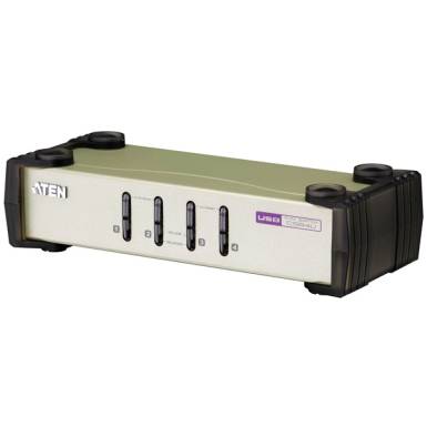 4 portos USB-s KVM switch, (billentyűzet, video, egér) elosztó, PS/2 és VGA kimenettel Aten CS84U-AT 4 portos USB-s KVM switch, (billentyűzet, video, egér) elosztó, PS/2 és VGA kimenettel Aten CS84U-AT