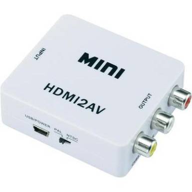 HDMI / RCA konverter [1x HDMI alj = 3x RCA alj] feh&eacute;r, SpeaKa Professional