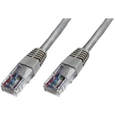 RJ45 Hálózat Csatlakozókábel CAT 5e U/UTP 1x RJ45 dugó - 1x RJ45 dugó 0.25 m Szürke UL minősített RJ45 Hálózat Csatlakozókábel CAT 5e U/UTP 1x RJ45 dugó - 1x RJ45 dugó 0.25 m Szürke UL minősített