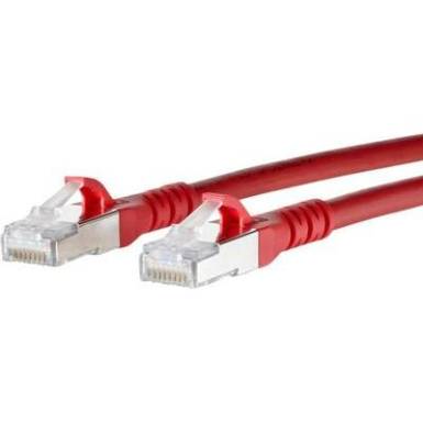 RJ45 H&aacute;l&oacute;zati csatlakoz&oacute;k&aacute;bel, CAT 6A S/FTP [1x RJ45 dug&oacute; - 1x RJ45 dug&oacute;] 5 m, piros BTR Netcom