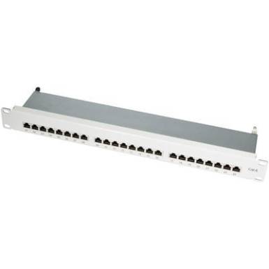 24 portos CAT6 patch panel, 48,3 cm, LogiLink NP0040 24 portos CAT6 patch panel, 48,3 cm, LogiLink NP0040