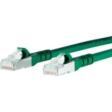 RJ45 H&aacute;l&oacute;zati csatlakoz&oacute;k&aacute;bel, CAT 6A S/FTP [1x RJ45 dug&oacute; - 1x RJ45 dug&oacute;] 1,5 m, z&ouml;ld BTR Netcom