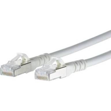RJ45 H&aacute;l&oacute;zati csatlakoz&oacute;k&aacute;bel, CAT 6A S/FTP [1x RJ45 dug&oacute; - 1x RJ45 dug&oacute;] 1,5 m, feh&eacute;r BTR Netcom