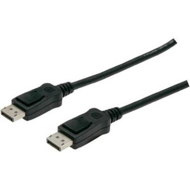 DisplayPort csatlakoz&oacute;k&aacute;bel [1x DisplayPort dug&oacute; - 1x DisplayPort dug&oacute;] 1 m fekete