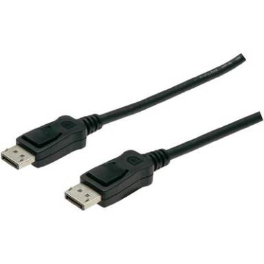 DisplayPort csatlakoz&oacute;k&aacute;bel [1x DisplayPort dug&oacute; - 1x DisplayPort dug&oacute;] 3 m fekete