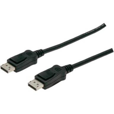 DisplayPort csatlakoz&oacute;k&aacute;bel [1x DisplayPort dug&oacute; - 1x DisplayPort dug&oacute;] 5 m fekete