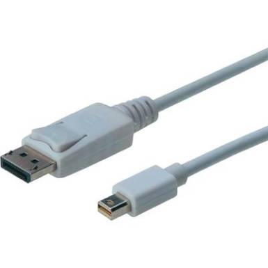 DisplayPort csatlakoz&oacute;k&aacute;bel [1x DisplayPort dug&oacute; - 1x mini DisplayPort dug&oacute;] 2 m feh&eacute;r