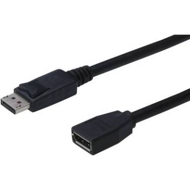 DisplayPort hosszabb&iacute;t&oacute;k&aacute;bel [1x DisplayPort dug&oacute; - 1x DisplayPort alj] 2 m fekete
