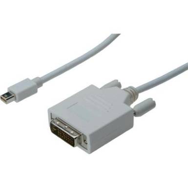 DisplayPort / DVI csatlakoz&oacute;k&aacute;bel [1x mini DisplayPort dug&oacute; - 1x DVI dug&oacute; 24+1 p&oacute;l.] 2 m feh&eacute;r