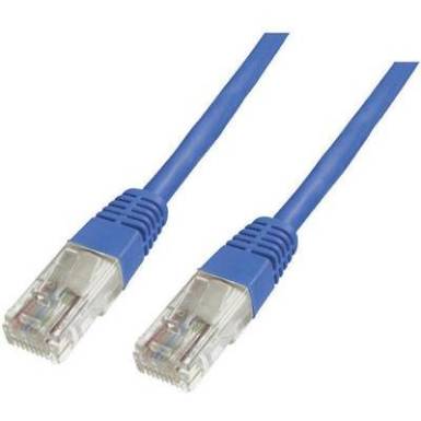 RJ45 Hálózat csatlakozókábel CAT 6 U/UTP 1x RJ45 dugó - 1x RJ45 dugó 10 m Kék UL minősített Digitus RJ45 Hálózat csatlakozókábel CAT 6 U/UTP 1x RJ45 dugó - 1x RJ45 dugó 10 m Kék UL minősített Digitus