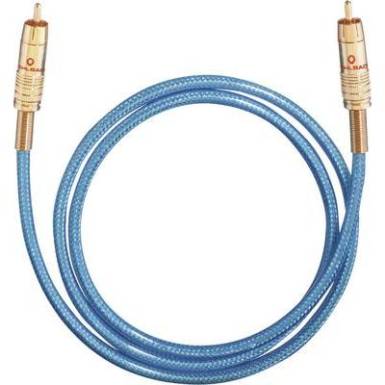 RCA digit&aacute;lis  digit&aacute;lis Audio csatlakoz&oacute;k&aacute;bel [1x RCA dug&oacute; - 1x RCA dug&oacute;] 1.5 m k&eacute;k Oehlbach