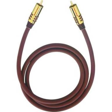RCA Csatlakoz&oacute;k&aacute;bel [1x RCA dug&oacute; - 1x RCA dug&oacute;] 3 m, piros Oehlbach