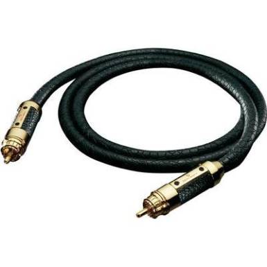 RCA digit&aacute;lis  digit&aacute;lis Audio csatlakoz&oacute;k&aacute;bel [1x RCA dug&oacute; - 1x RCA dug&oacute;] 0.5 m fekete Oehlbach