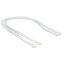 Delock Kábel USB 2.0-s hüvellyel, 1,25 mm, 8 tű  2 x USB 2.0-s hüvellyel, 1,25 mm, 4 tű, 25 cm 84841