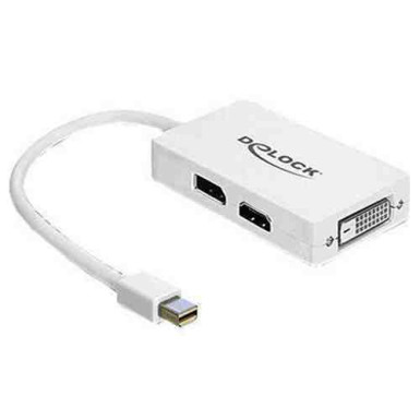 DELOCK Átalakító mini Displayport to HDMI/Displayport/DVI 24 pin