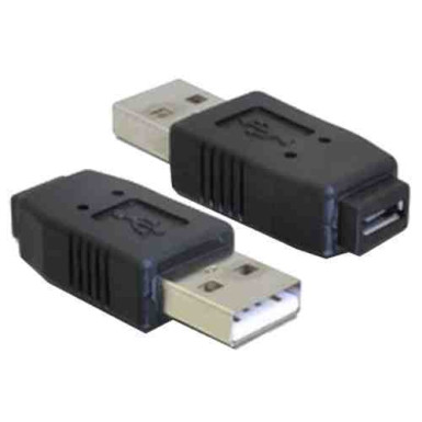 DELOCK Átalakító USB micro-A+B female to USB 2.0-A male