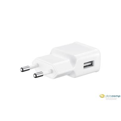 SAMSUNG Hálózati töltő USB aljzat (USB, 5V / 2000 mA, gyorstöltés támogatás, kábel NÉLKÜL!) FEHÉR EP-TA20EWEN 65990 SAMSUNG Hálózati töltő USB aljzat (USB, 5V / 2000 mA, gyorstöltés támogatás, kábel NÉLKÜL!) FEHÉR EP-TA20EWEN 65990