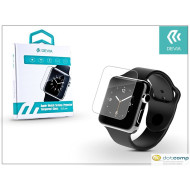 Devia Apple Watch üveg képernyővédő fólia - Devia Tempered Glass 0.15 mm Screen Protector - 38 mm - black ST980696