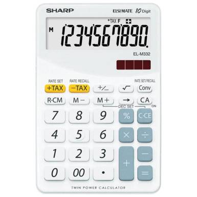 SHARP Számológép, asztali, 10 számjegy, SHARP "EL-M332BWH" SHARP Számológép, asztali, 10 számjegy, SHARP "EL-M332BWH"