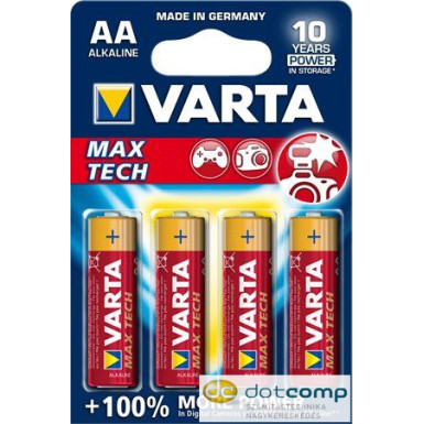 Varta MaxTech Alkáli elem AA/LR6 1.5 V (4db/csomag) /4706101404/