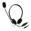 Ewent EW3567 Headset Black Headset,2.0,3.5mm,K&aacute;bel:1,2m,Mikrofon,Black,l&aacute;sd r&eacute;szletek