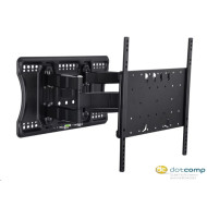 Multibrackets Super Slim Tilt & Turn Plus fali monitortartó konzol VESA fekete /7350022734227/
