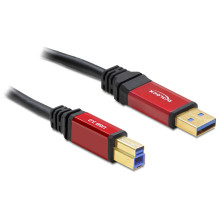 DeLock USB3.0 A típusú dugó  USB3.0 B típusú dugó 1m Premium kábel