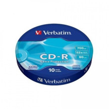 VERBATIM CD-R lemez, 700MB, 52x, zsugor csomagolás, VERBATIM "DataLife"