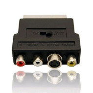 Gembird Adapter SCART -- 3x RCA + 1 S-Video /CCV-4415/