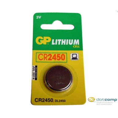 GP Litium Gomb elem 1db CR-2450