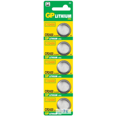 Lithium button battery GP Batteries CR2450-U1 3.0V   blister 1 pcs 4891199063916 - CR24