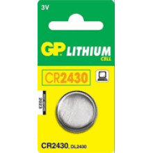 Lithium button battery GP Batteries CR2430-U1 3.0V   blister 1 pcs 4891199003738 - CR24