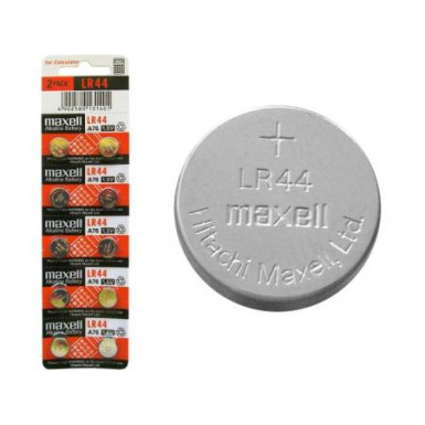 Maxell LR44 5*2 csomag (téphető bliszter) 1,5V alkáli gombelem