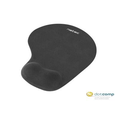 Natec Mousepad Ergonomic MARMOT gel filling, black NPF-0783 Natec Mousepad Ergonomic MARMOT gel filling, black NPF-0783