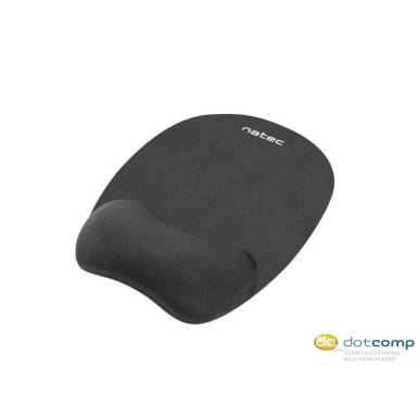 Natec Mousepad Ergonomic CHIPMUNK memory foam filling, black NPF-0784 Natec Mousepad Ergonomic CHIPMUNK memory foam filling, black NPF-0784