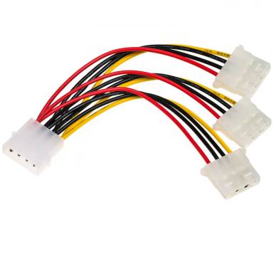 AKYGA Power cable Molex /3x Molex 15cm Akyga AK-CA-40 AK-CA-40 AKYGA Power cable Molex /3x Molex 15cm Akyga AK-CA-40 AK-CA-40