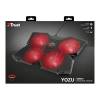 Trust GXT 278 Notebook Cooling Stand gamer hűtőpad 20817